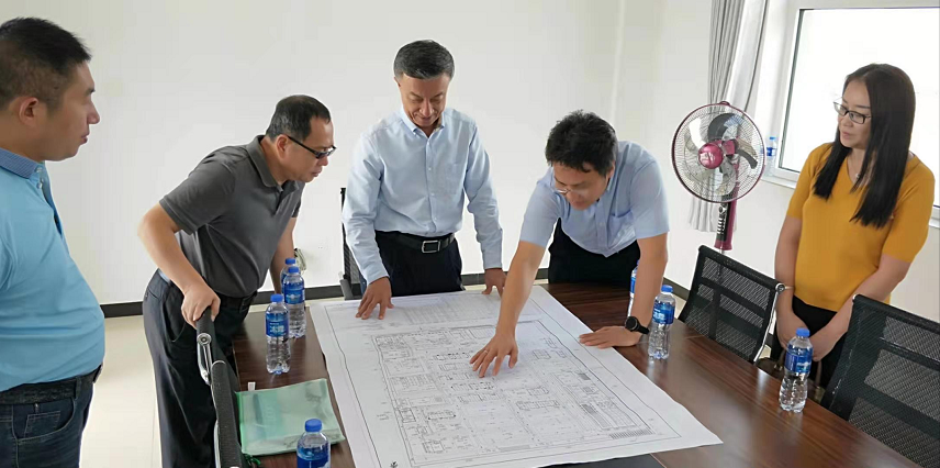 中塑協(xié)領(lǐng)導(dǎo)參觀滄州項(xiàng)目